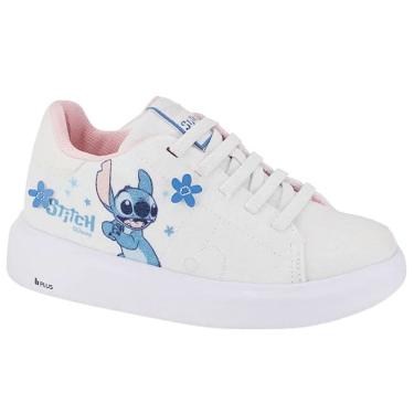 Imagem de Tênis Infantil Menina Glam com Brilhos Stitch Disney Bibi