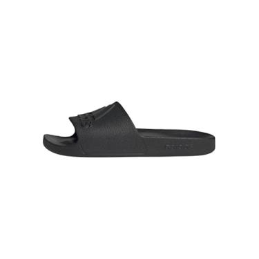 Imagem de adidas Sandália feminina Adilette Aqua Slides, Núcleo preto/núcleo preto, 5 Women/4 Men