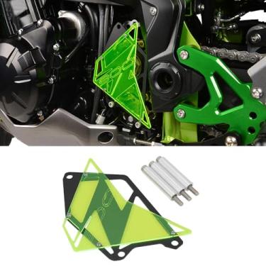 Imagem de Peças de motocicleta Capa de roda dentada dianteira capa protetor de corrente lado esquerdo do motor para Z900 Z 900 z900 2020 2021