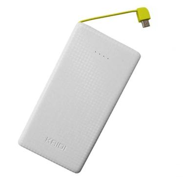 Imagem de Carregador Portátil Power Bank Super Slim 5000mah Usb Kaidi Branco