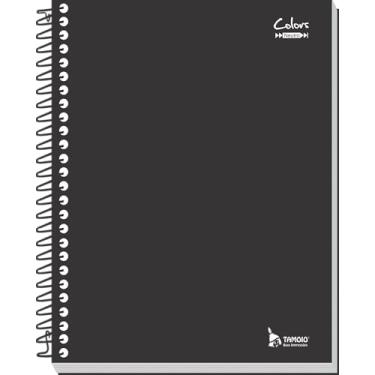 Imagem de CADERNO 1/4 ESPIRAL C.D. PRETO 200FLS SEM PAUTA - UNIDADE