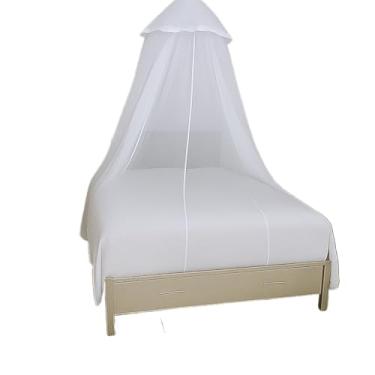 Imagem de Mosquiteiro de Teto Rendinha Casal, Queen e Solteiro com Elástico – Proteção Contra Mosquitos e Toque Decorativo(Branco,Box Queen)