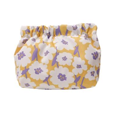 Imagem de lyrlody Mini Bolsa de Maquiagem, Bolsa de Cosméticos Em Tecido Oxford, Design de Placa de Primavera para Viagens, Academia e Atividades Ao Ar Livre (lyrlodyNW1-230223WD02-1)
