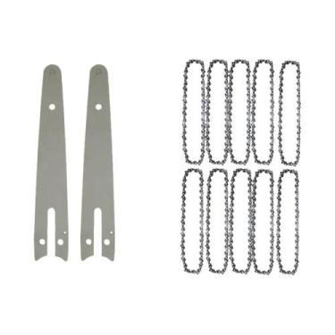 Imagem de Conjunto De Corrente De Substituição E Placa Guia Para Mini Serra Elét