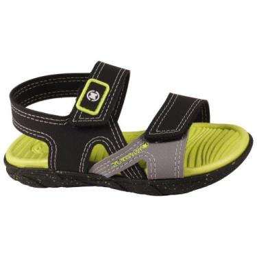 Imagem de Sandália Ortopédica Infantil Menino Molekinho 2135763 Bb, Preto, Cinza