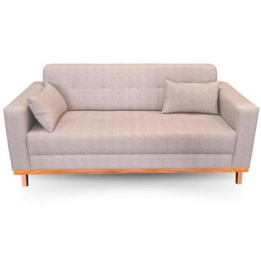 Imagem de Sofá  Gianni Tecido Acquablock Pé Base Madeira  160cm - 4R Estofados, 