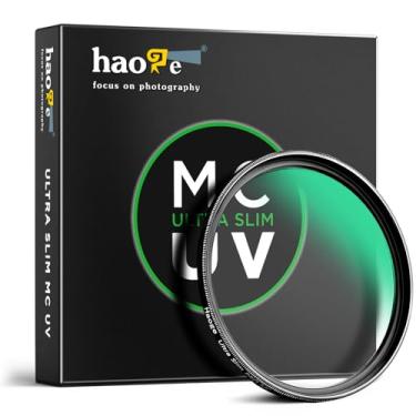 Imagem de Haoge Filtro de lente ultravioleta multirevestido ultra fino MC de 62 mm para Pentax K-30 K-50 K-5 II K-500 K-r K-x com lente f3.5-5.6 de 18-135 mm