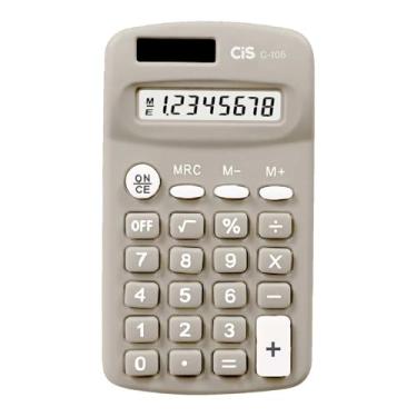 Imagem de Calculadora 8 dígitos CIS C-105, Areia, 1 unidade