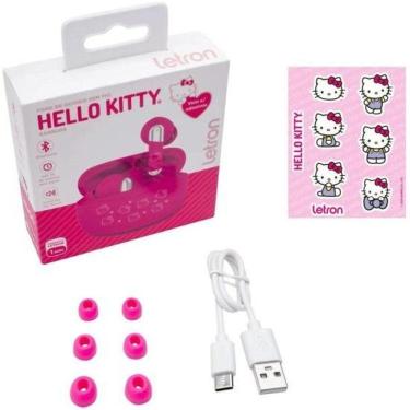 Imagem de Fone De Ouvido Bluetooth Letron Hello Kitty