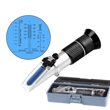 Imagem de Refratômetro anticongelante 4 em 1 para carro, medidor de bateria automotiva, testador de líquido de refrigeração, vidro, água refrigerante, refratômetro