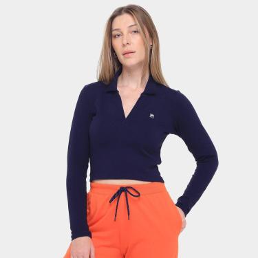 Imagem de Camisa Polo Manga Longa Fila Fit Letter Touch Feminina-Feminino