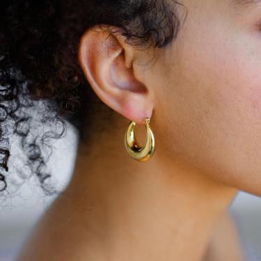 Imagem de Brinco feminino, pulseira de ouro de camada delicada empilhável para mulheres, joias da moda | Presente de festa, banhado a ouro 14K, standard, Latão, Sem pedra preciosa