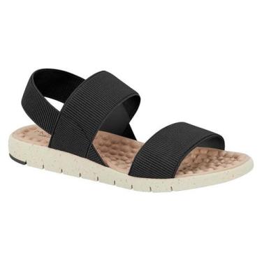 Imagem de Sandalia Ortopedica Modare Elastico Massageadora 7162206, Preto, 36