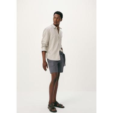 Imagem de Bermuda Masculina Cargo Em Algodão-Masculino