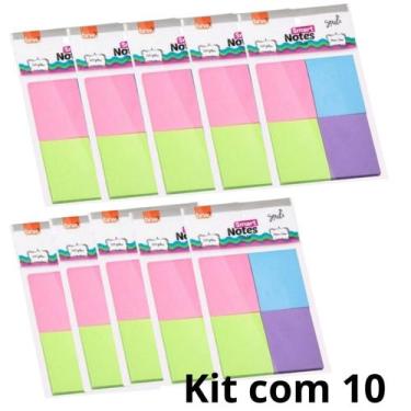 Imagem de Kit com Bloco Smart Cores Neon Brw