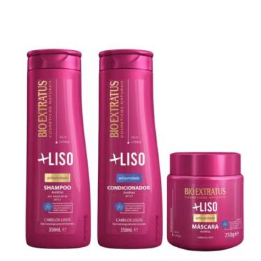 Imagem de Kit Bio Extratus +Liso Sh+Cond+Masc 250g