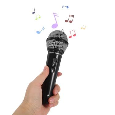 Imagem de TOYANDONA Microfone de Brinquedo para Crianças - 2 Unidades de Microfone de Plástico de 16,2 Cm (6,4") para Brincar de Repórter, Fazer Entrevistas, Cantar No Karaokê E Usar Como Lembrancinha Em
