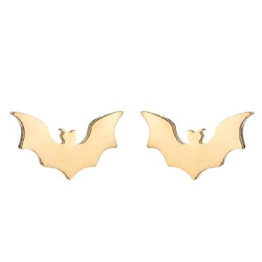 Imagem de Brincos femininos mini morcegos voadores de aço inoxidável pequenos animais voadores