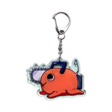 Imagem de Chaveiro Acrílico Anime Chainsaw Man, Charme Simples Para Mochila, Pre