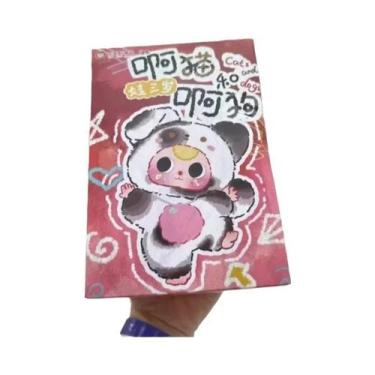 Imagem de Brinquedo De Pelúcia Em Caixa Surpresa De Gato E Cachorro Fofo Para Be