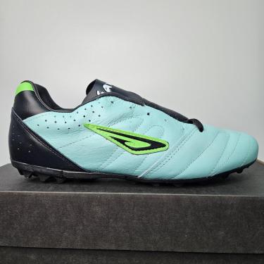 Imagem de Chuteira Diavolo Premium Traction Society Campo 7 Aqua-Unissex