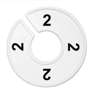 Imagem de Separador de Cabide, Branco , Impressão Numérica Num.:2 - Central