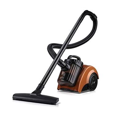 Imagem de Aspiradores de pó portátil molhado seco à mão forte sucção tapete limpador de pó canto piso limpeza doméstica (cor: Rojo) (marrom)