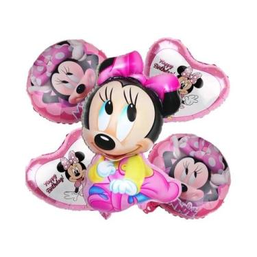 Imagem de Balões De Folha Da Minnie Para Decoração De Festa De Aniversário Infan