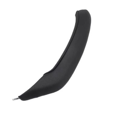 Imagem de F25 f26 interior do carro esquerda direita puxador da porta do passageiro alça de couro exterior guarnição Compatível Com bmw x3 x4 2011 2012 2013 2014 2015 2016(Left Black)