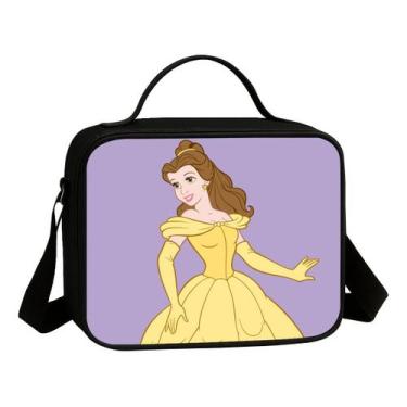 Imagem de Lancheira Termica Escolar Infantil Tema Princesa Bela Fera Lançamento 