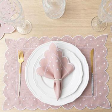 Imagem de Kit Jogo Americano Retangular Pçs Souplats Mesa De 6 Lugares Mesa Post