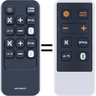 Imagem de WDZP Novo controle remoto substituído AKB73996711 para placa de som LG LAP240 LAP340 LAP345C LAP347C LAP347C LAP341, subcontrole remoto AKB73996701