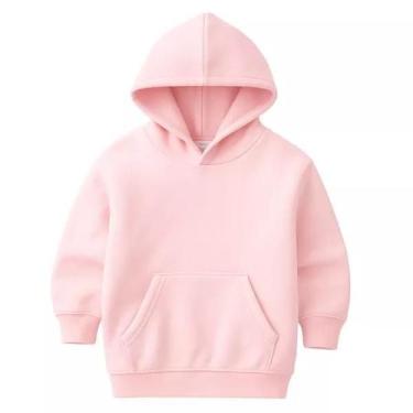 Imagem de Moletom Infantil Criança Blusa De Frio Casaco Com Capuz Idade 2 a 16 A