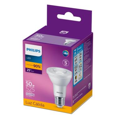 Imagem de Lâmpada Led Philips PAR20 4.9W amarela 2700K BV E27