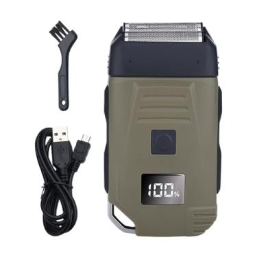 Imagem de Barbeadores elétricos para homens, máquina de barbear de barba com rede protetora - kit de cuidados masculinos, aparador de cabelo à prova d'água para homens, cuidados com marido, pai