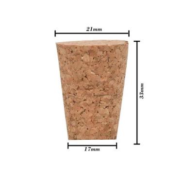 Imagem de Kit Com 80 Mini Rolhas Para Garrafinha 50 Ml - Rolhas 10