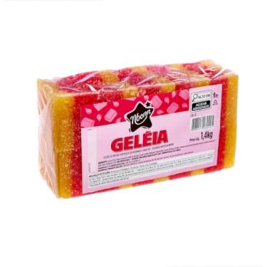 Imagem de Geleia de Frutas Nbonn Barra 1,4kg 50 Unidades de Doce Frutado Macio Sabor Tradicional
