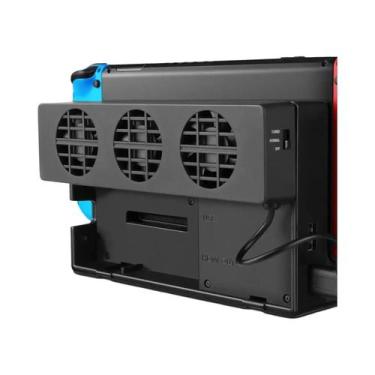 Imagem de Ventilador De Resfriamento Para Dock Switch OLED Com LED E Suporte USB
