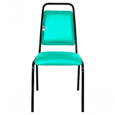 Imagem de Cadeira Empilhável Para Hotelaria Linha Hotel Fremont Verde