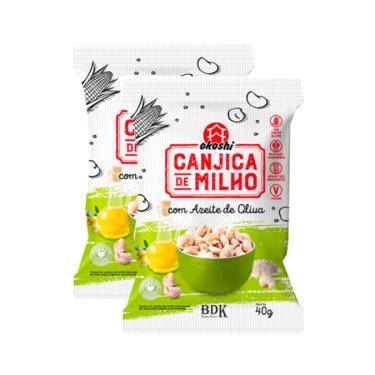 Imagem de Kit 2X: Canjica de Milho com Azeite de Oliva Okoshi 40g