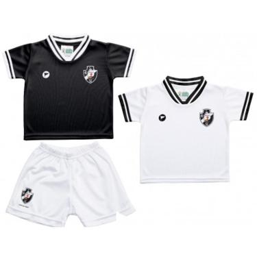 Imagem de Kit 2 Camisetas + Shorts Infantil Vasco   Torcida Baby-Masculino