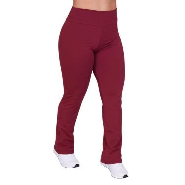 Imagem de Calça Flare Bailarina Legging Fitness Cintura Alta de Academia Francine-Feminino