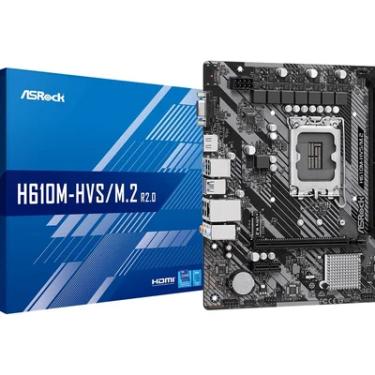Imagem de Placa-Mãe Asrock H610m, P/ Intel LGA 1700 (Intel 13ª E 12ª Geração), Matx, DDR4 - H610m-Hvs/M.2 R2.0