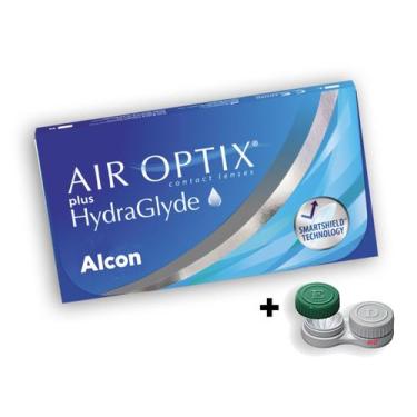 Imagem de Lentes de Contato Com Grau Air Optix Hydraglyde - Alcon, +6,50