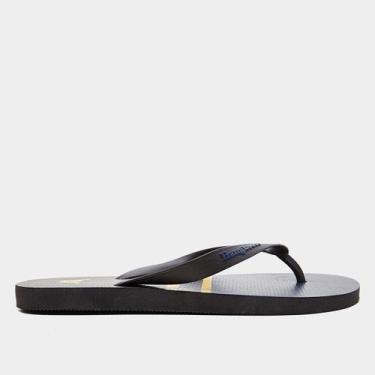 Imagem de Chinelo Hang Loose Flip Flop Masculino, Preto, Marinho, 42