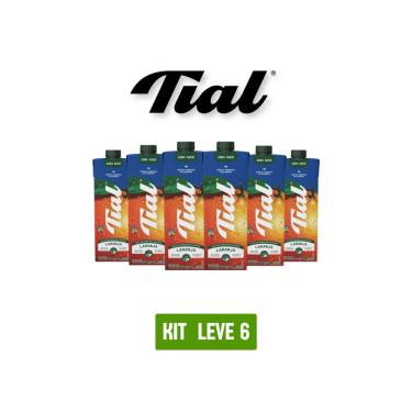 Imagem de Suco Tial 100% Laranja 1L - Kit 6 Unidades