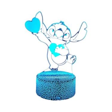 Imagem de Luz Noturna 3D Para Quarto Infantil Com Mudança De Cor, Luz LED RGB De