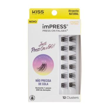 Imagem de Cílios Postiços imPRESS Mini REFIL Atraente Natural - Kiss New York