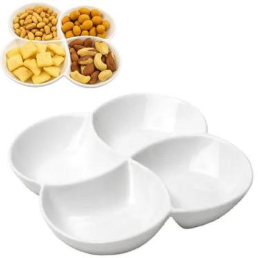 Imagem de Petisqueira Prato em Melamina 4 Divisórias pra Porções - Inter