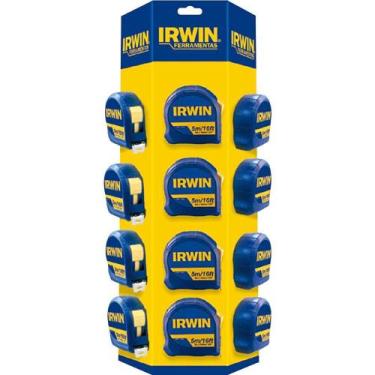 Imagem de Trena Curta com Trava, 5 m x 19 mm, Display com 12 Peças, Iw45929 Irwi